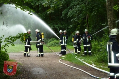Übung 07. August 2011: Waldbrandübung