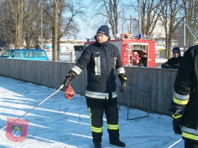 Übung Eisrettung