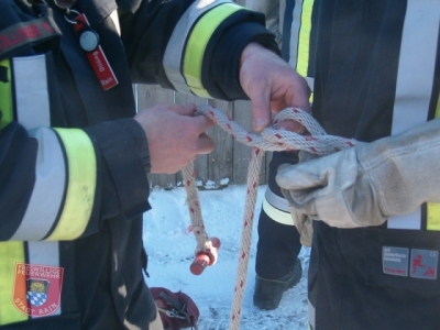 Übung Eisrettung