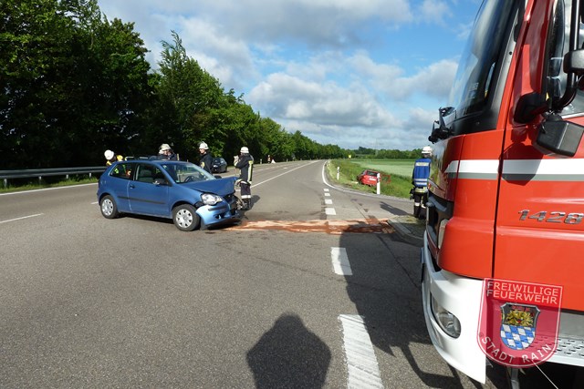 Einsatz Nr.35/2013: Zusammenstoß auf B16