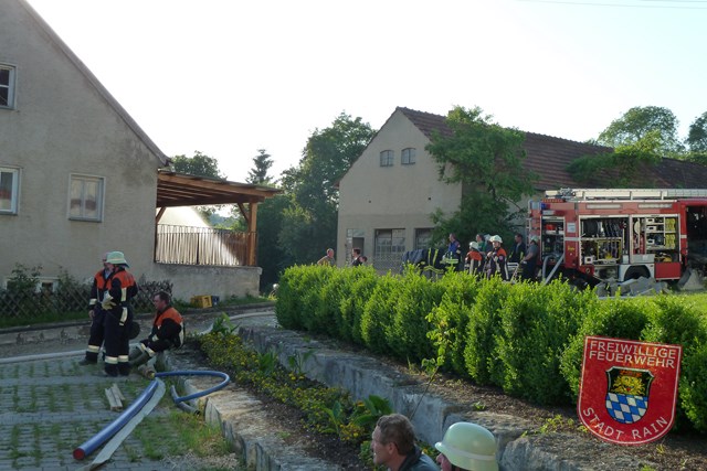 Einsatz Nr.38/2013:  Brand bei sengender Hitze: Widrige Umstände, selbstlose Hilfe