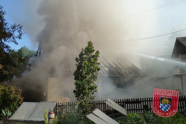 Einsatz Nr.40/2014: Stadel in Schweinspoint brennt vollständig nieder