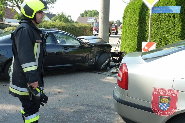 Einsatz Nr.56/2014: Drei Verletzte bei Zusammenstoß