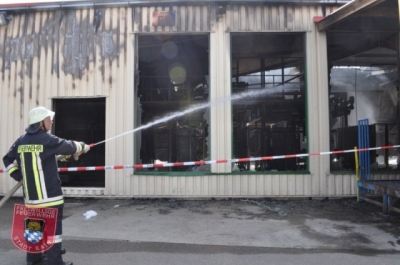 Brand Terrasan - Der Schaden